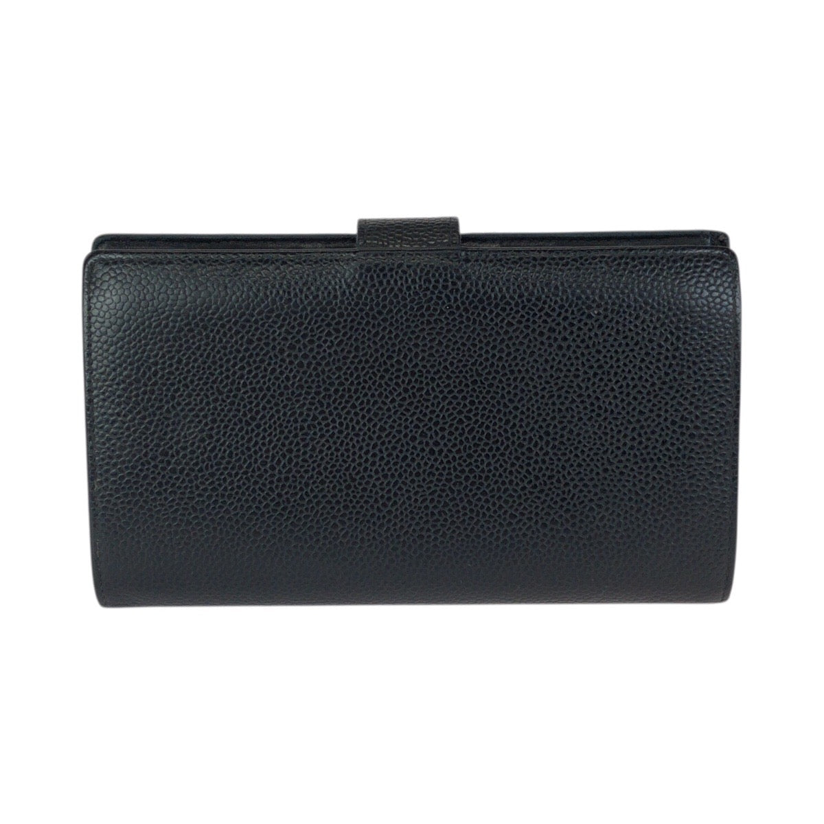 23706
CHANEL シャネル ヴィンテージ ココマーク ブラック 黒 ゴールド金具 キャビアスキン 長財布 ロングウォレット レディース ABP50
