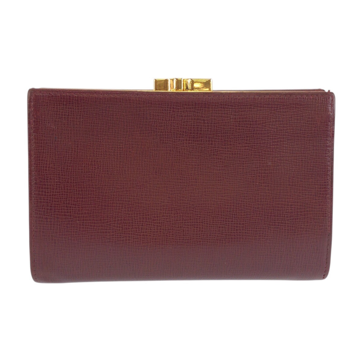 23708
CARTIER カルティエ マストライン ワインレッド ボルドー ゴールド金具 レザー 折り財布 コンパクトウォレット レディース ABP21