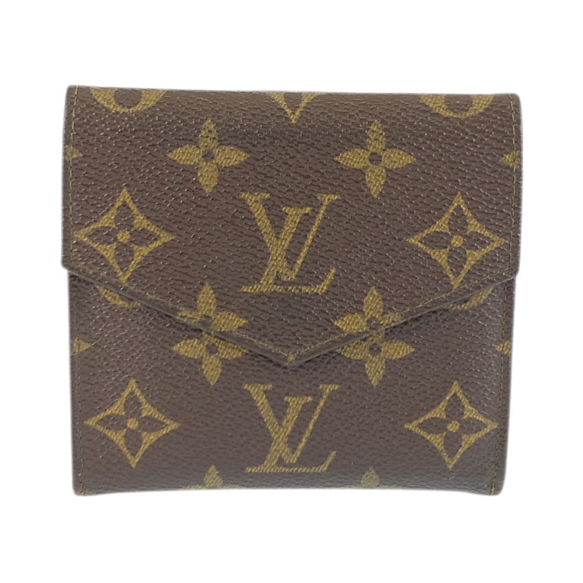 23711
LOUIS VUITTON ルイヴィトン モノグラム ポルトモネビエ カルトクレディ ブラウン ゴールド金具 PVC M61660 折り財布 コンパクトウォレット レディース AB14