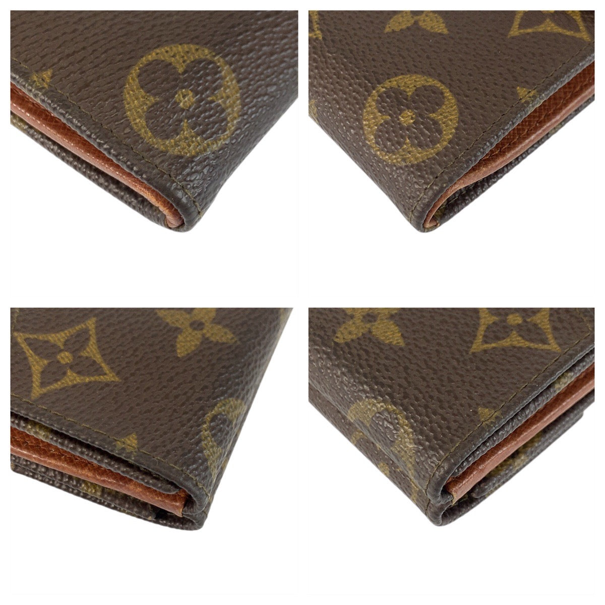 23711
LOUIS VUITTON ルイヴィトン モノグラム ポルトモネビエ カルトクレディ ブラウン ゴールド金具 PVC M61660 折り財布 コンパクトウォレット レディース AB14