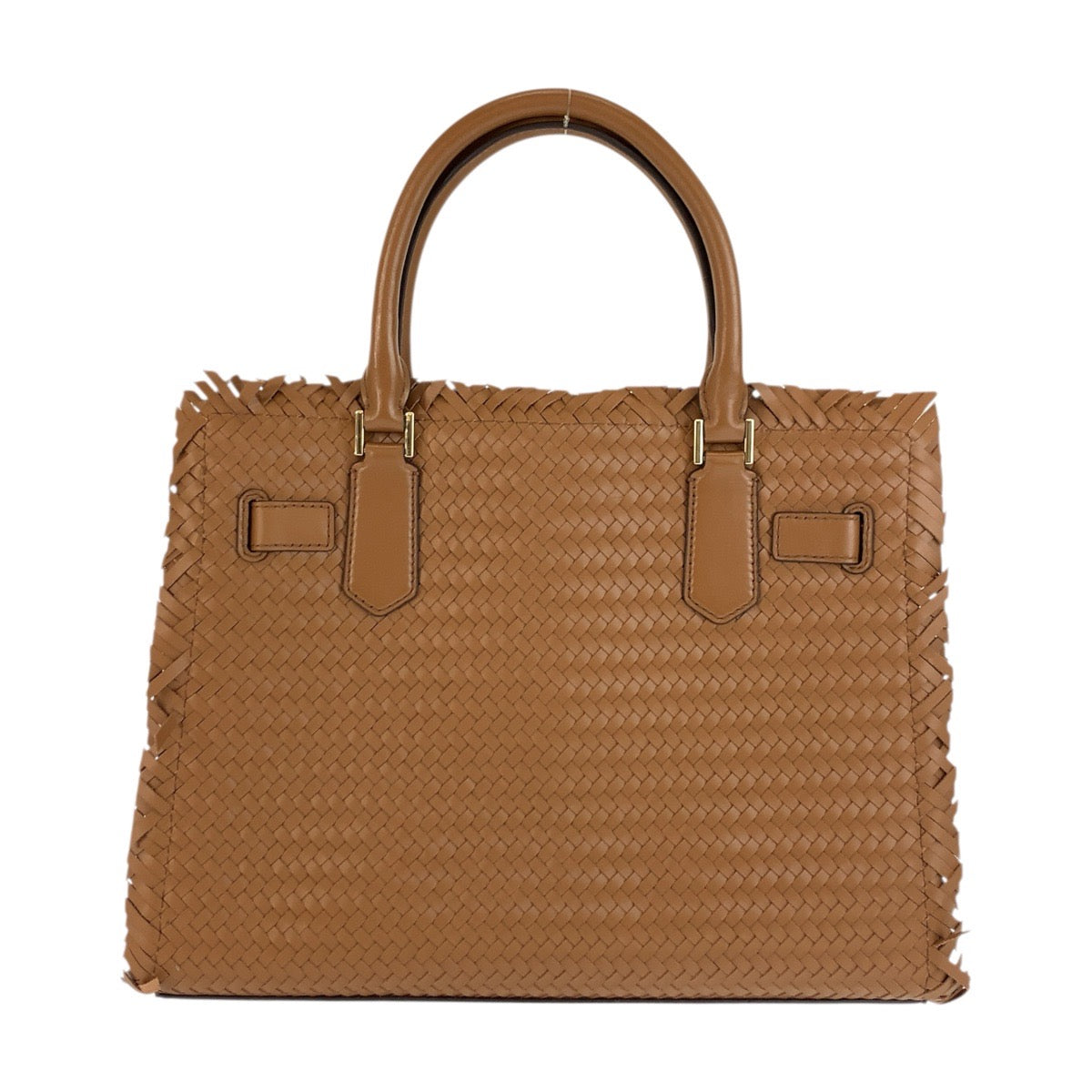 23717
Michael Kors マイケルコース サッチェル ブラウン ゴールド金具 レザー NCG7P2F ハンドバッグ ショルダーバッグ 2WAY レディース SA16