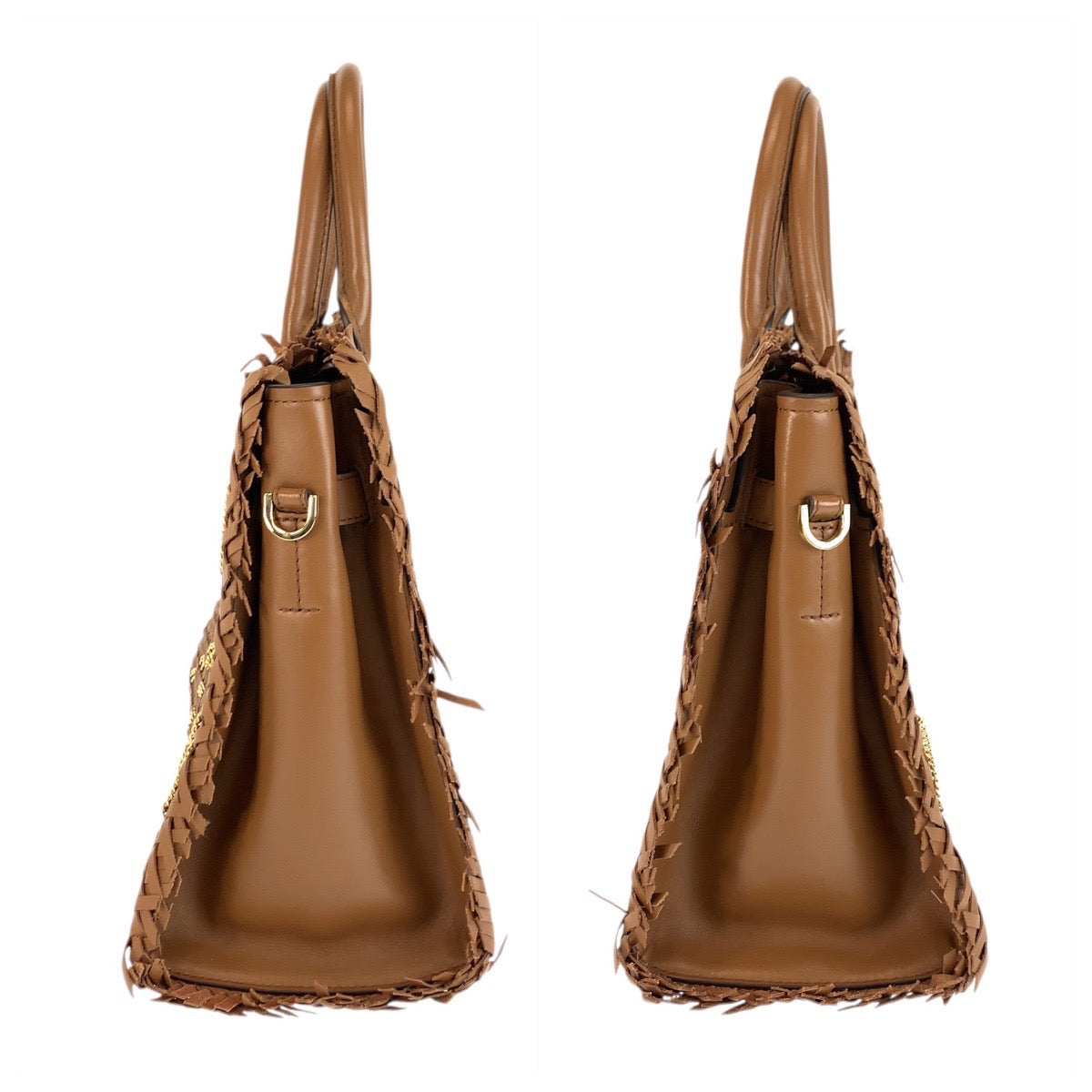 23717
Michael Kors マイケルコース サッチェル ブラウン ゴールド金具 レザー NCG7P2F ハンドバッグ ショルダーバッグ 2WAY レディース SA16