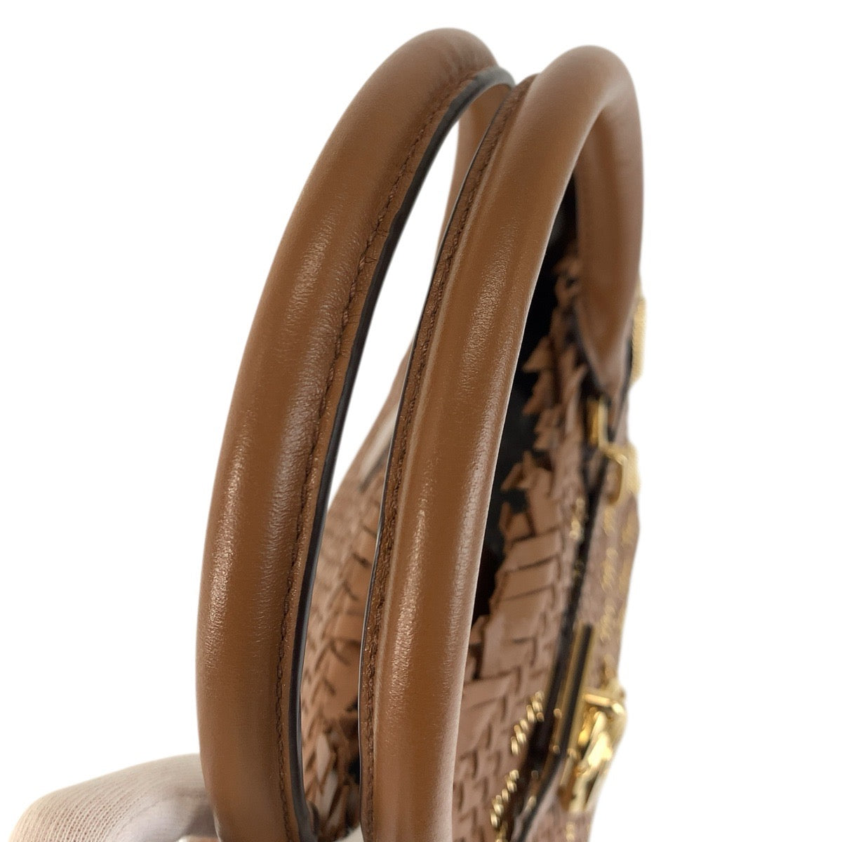 23716
Michael Kors マイケルコース ハミルトン サッチェル ブラウン ゴールド金具 レザー ハンドバッグ ショルダーバッグ レディース S16