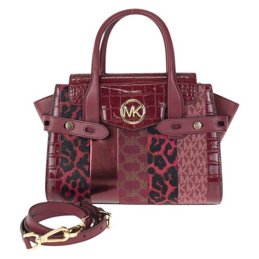23718
Michael Kors マイケルコース カルメン フラップ サッチェル ミディアム ２way ピンク ゴールド金具 レザー 35F2GNMS8Y ショルダーバッグ ハンドバッグ レディース S16