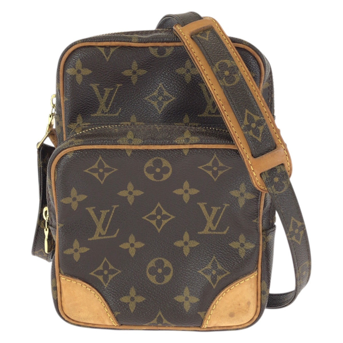 23721
LOUIS VUITTON ルイヴィトン モノグラム アマゾン ブラウン ゴールド金具 PVC M45236 ショルダーバッグ メッセンジャーバッグ レディース AB49