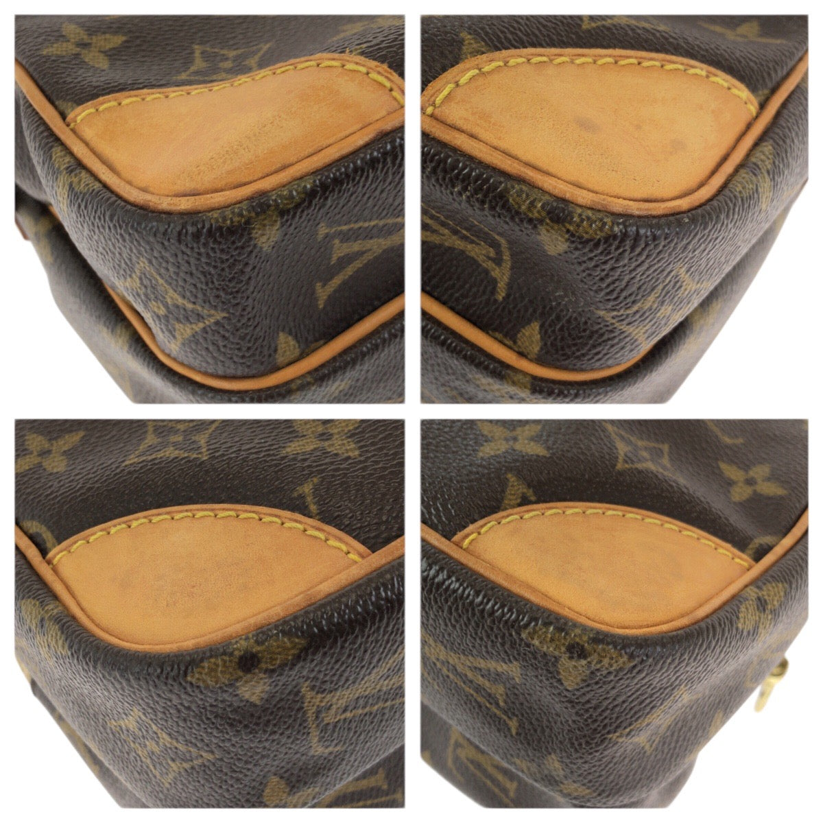 23721
LOUIS VUITTON ルイヴィトン モノグラム アマゾン ブラウン ゴールド金具 PVC M45236 ショルダーバッグ メッセンジャーバッグ レディース AB49