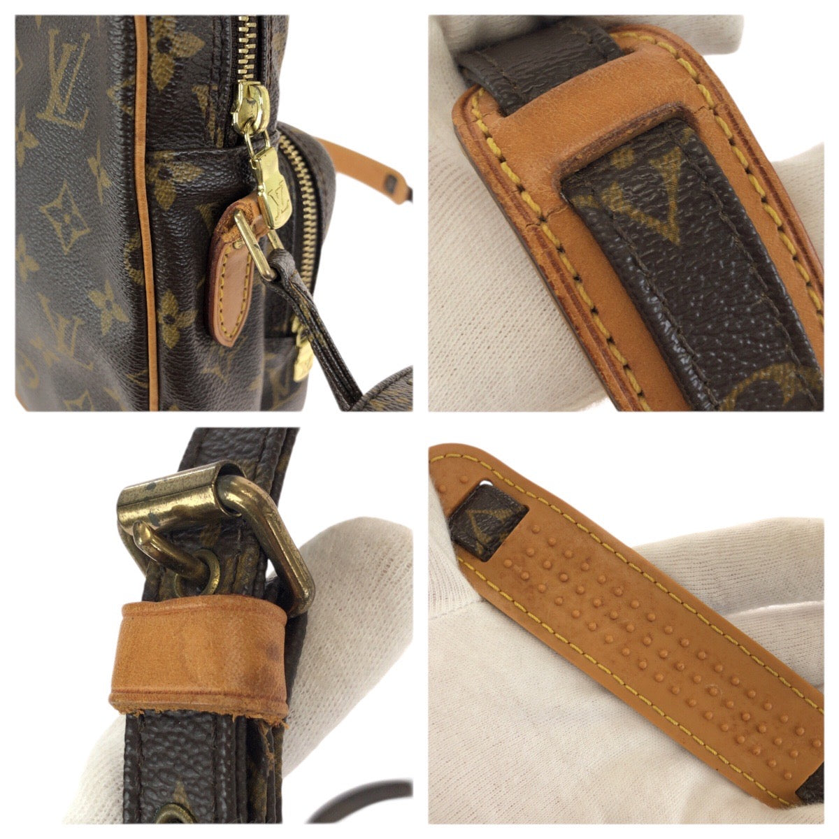 23721
LOUIS VUITTON ルイヴィトン モノグラム アマゾン ブラウン ゴールド金具 PVC M45236 ショルダーバッグ メッセンジャーバッグ レディース AB49