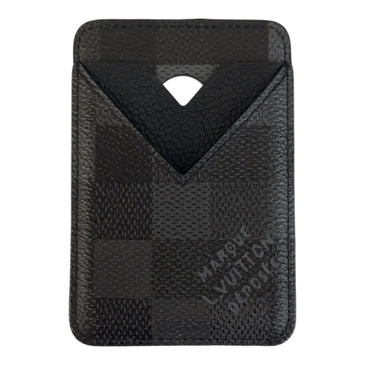 23726
LOUIS VUITTON ルイヴィトン ダモフラージュ ポルト カルト･マグネット MagSafe対応 ブラック 黒 PVC M15097 マグネット カードケース パスケース メンズ A42