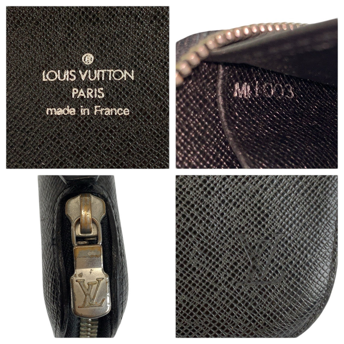 23727
LOUIS VUITTON ルイヴィトン タイガ オーガナイザー アトール ブラック 黒 シルバー金具 レザー M30652 長財布 オーガナイザー メンズ ABP28