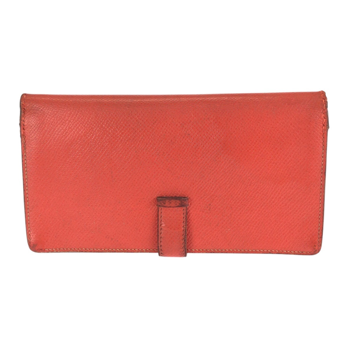 23732
HERMES エルメス べアンスフレ オレンジフィールド オレンジ ゴールド金具 ヴォーエプソン 長財布 ロングウォレット T刻印 レディース B28