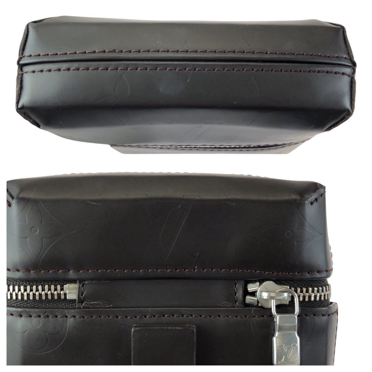 23736
LOUIS VUITTON ルイヴィトン モノグラム グラセ レイ ブラウン シルバー金具 レザー M46550 ポーチ 小物入れ 男女兼用 レディース ABP23