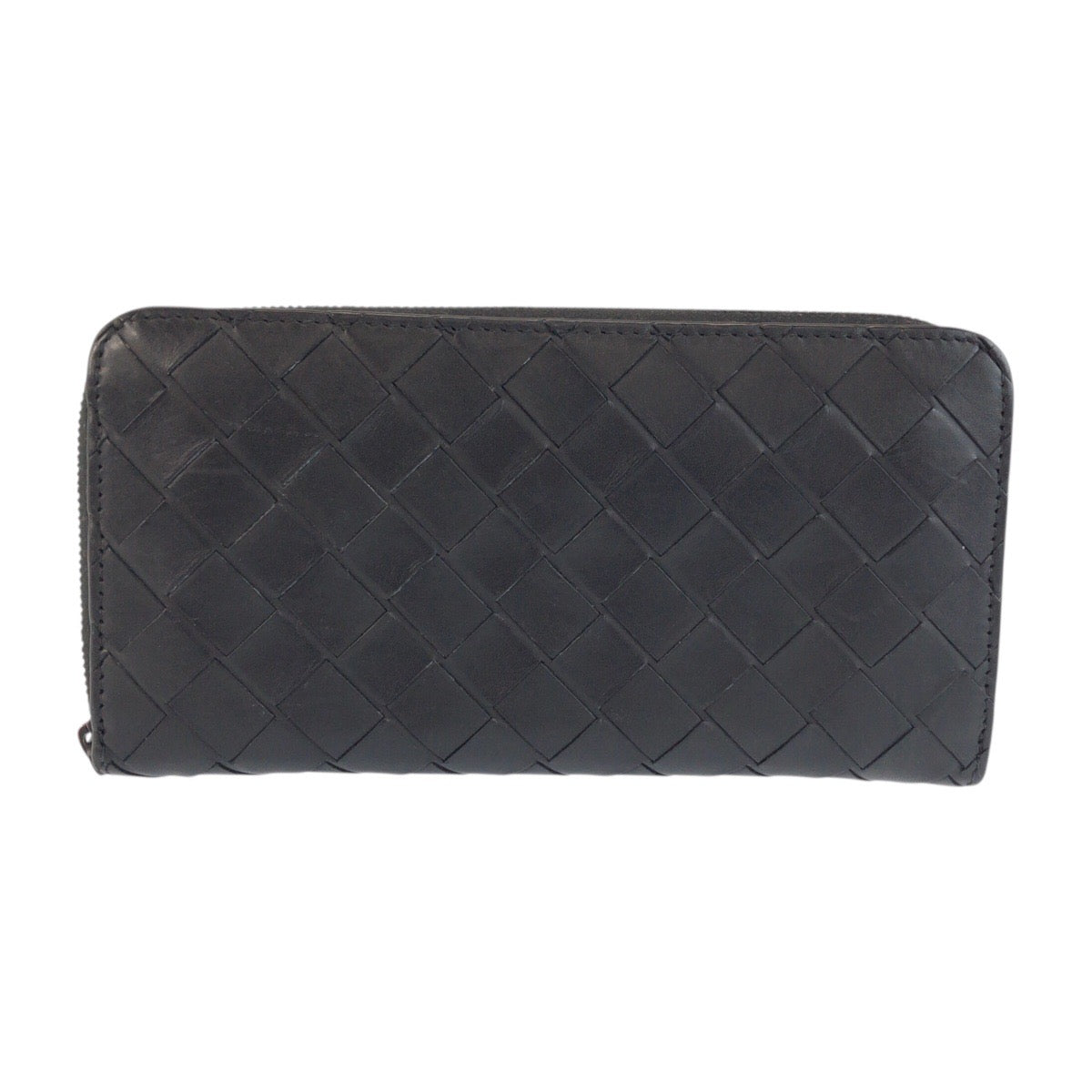 23737
BOTTEGAVENETA ボッテガヴェネタ イントレチャート ラウンドジップ ブラック 黒 レザー S02056563K 長財布 ロングウォレット メンズ ABP35