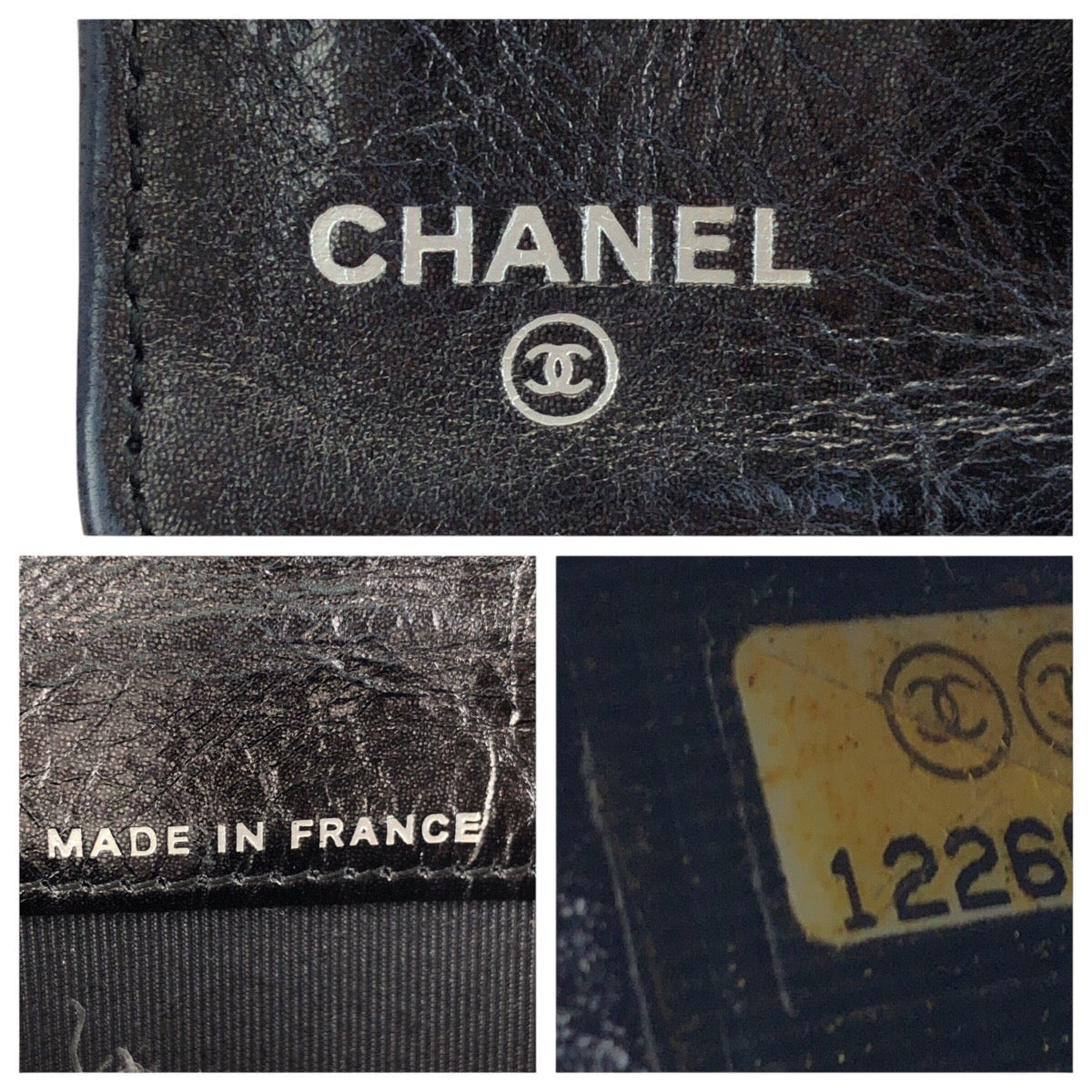 23739
CHANEL シャネル マトラッセ ネイビー シルバー金具 レザー 長財布 ロングウォレット レディース AB35