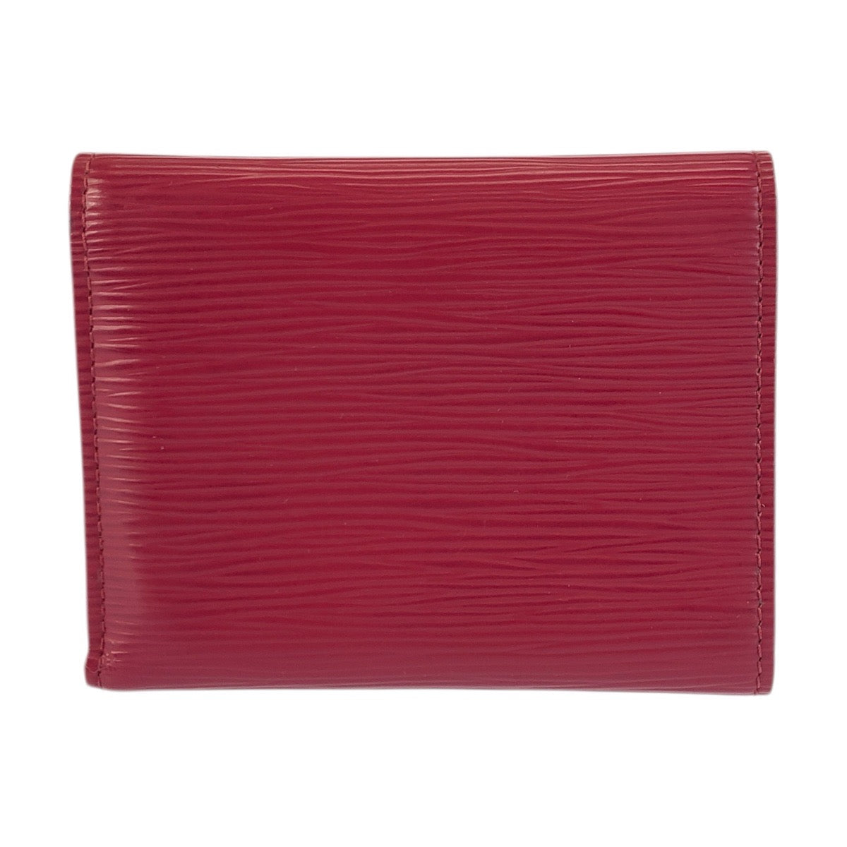 23740
LOUIS VUITTON ルイヴィトン エピ ポルトフォイユ ヴィクトリーヌ ワインレッド シルバー金具 レザー M62171 折り財布 コンパクトウォレット レディース A36