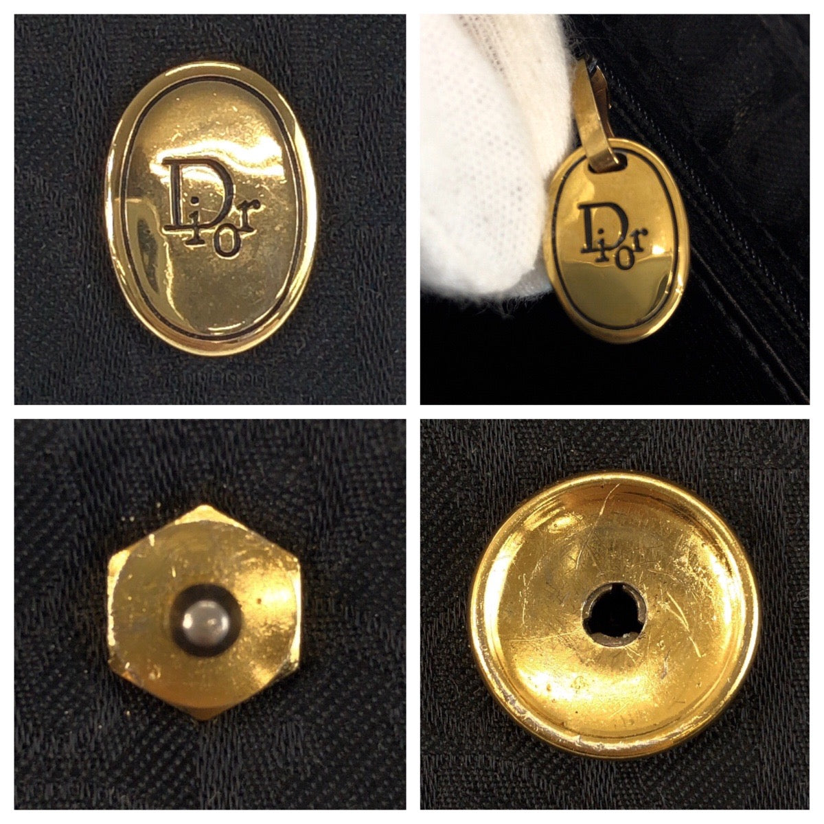 23741
Christian Dior クリスチャンディオール ヴィンテージ トロッター ブラック 黒 ゴールド金具 キャンバス チェーンショルダーバッグ ポシェット レディース ABP44