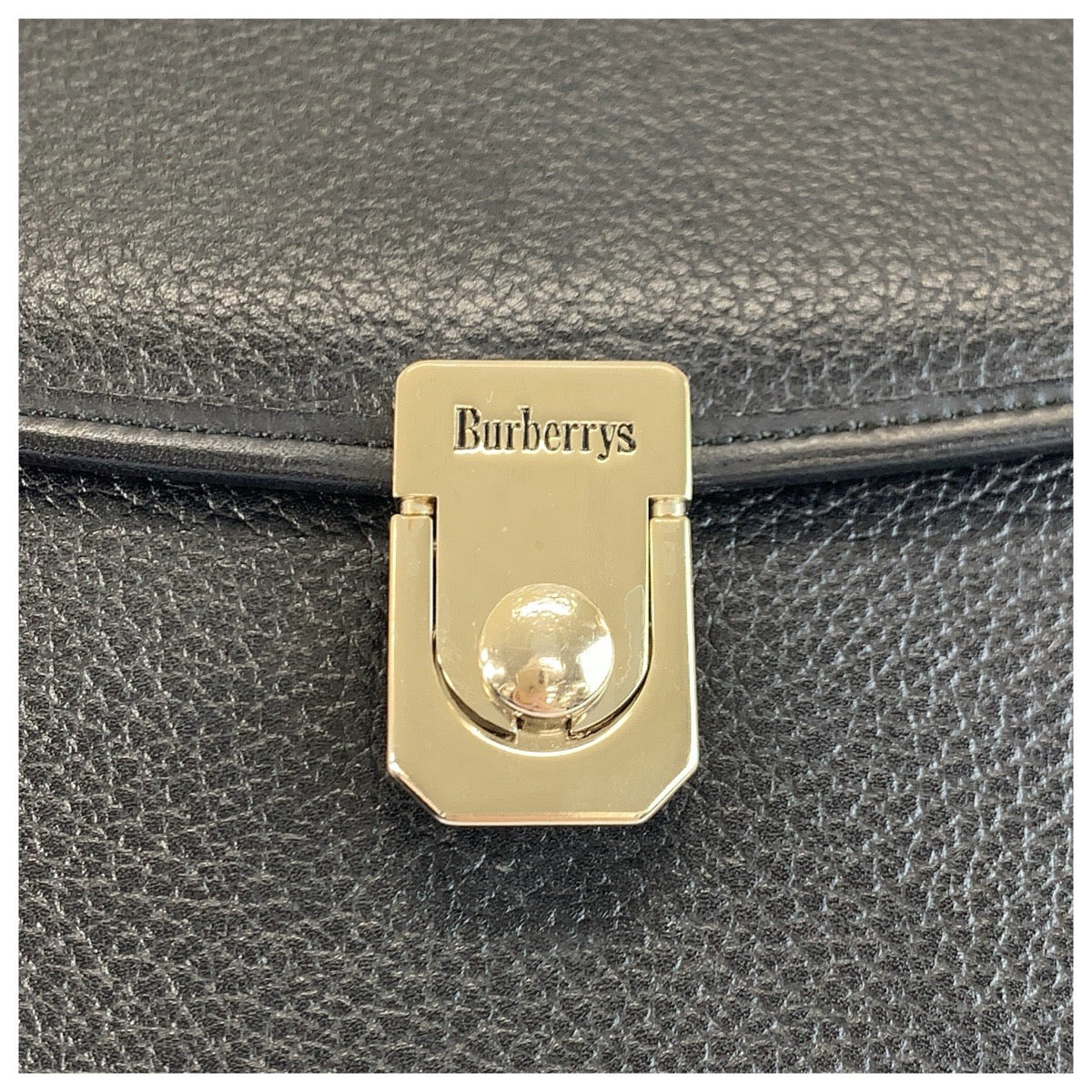 23742
BURBERRY バーバリー 中チェック柄 ブラック 黒 シルバー金具 レザー ハンドバッグ ショルダーバッグ 2way レディース ABP28