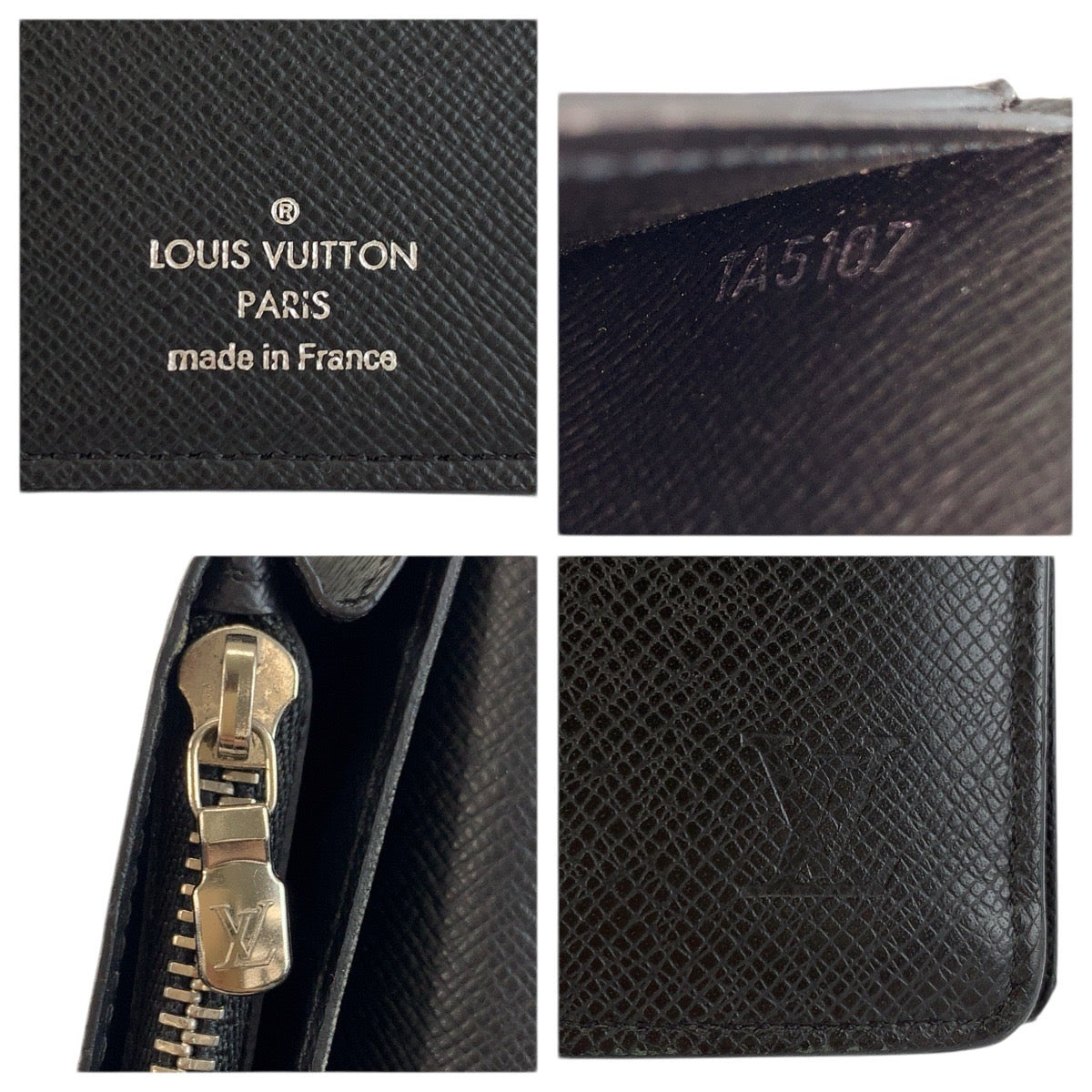 23751
LOUIS VUITTON ルイヴィトン タイガ ポルトフォイユ ブラザ ノワール ブラック シルバー金具 レザー M30501 長財布 ロングウォレット メンズ ABP35