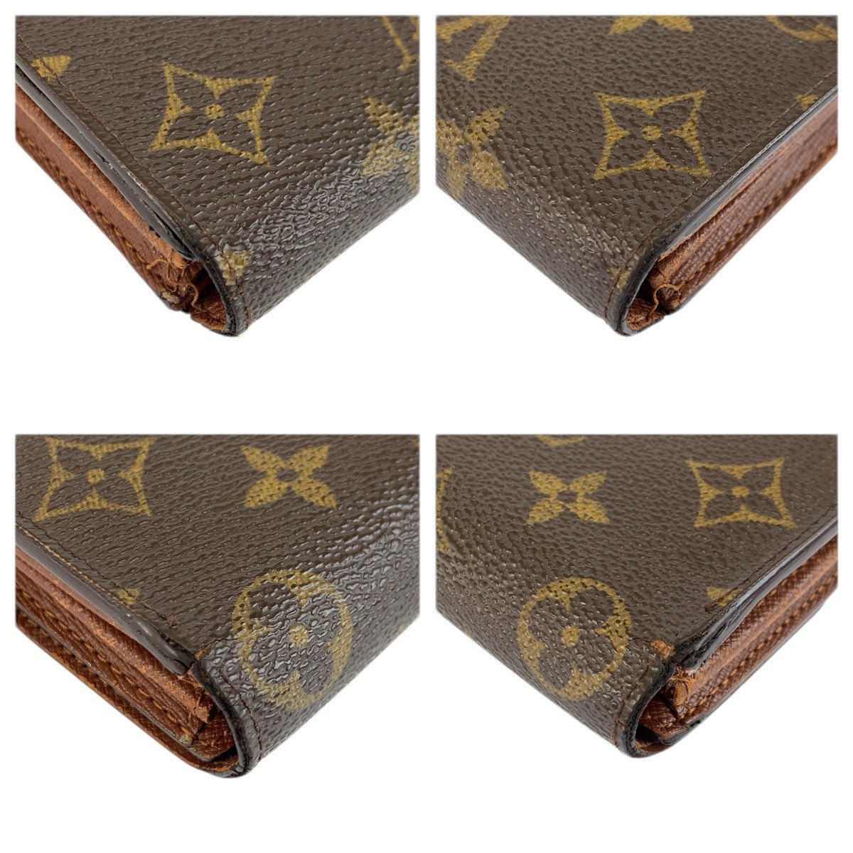 23752
LOUIS VUITTON ルイヴィトン モノグラム ポルトフォイユ サラ ブラウン ゴールド金具 PVC M61734 長財布 ロングウォレット レディース AB14