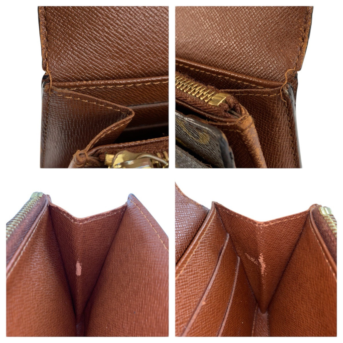 23752
LOUIS VUITTON ルイヴィトン モノグラム ポルトフォイユ サラ ブラウン ゴールド金具 PVC M61734 長財布 ロングウォレット レディース AB14
