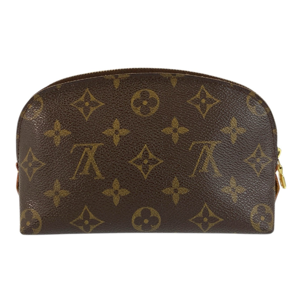 23753
LOUIS VUITTON ルイヴィトン モノグラム ポシェット コスメティック PM ブラウン ゴールド金具 PVC M47515 ポーチ 化粧ポーチ レディース AB21