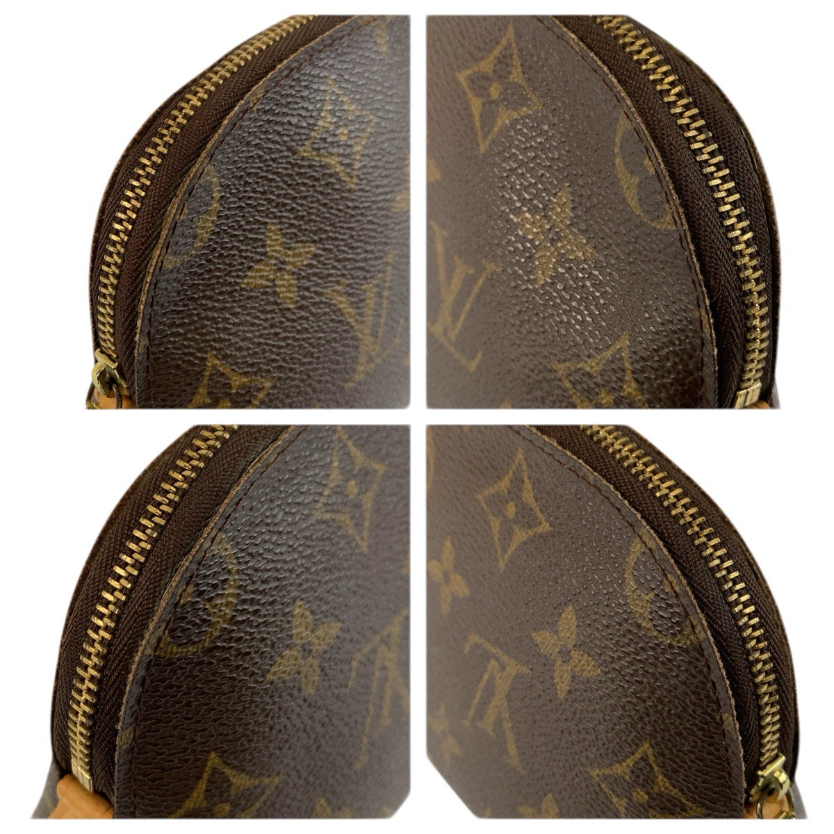 23753
LOUIS VUITTON ルイヴィトン モノグラム ポシェット コスメティック PM ブラウン ゴールド金具 PVC M47515 ポーチ 化粧ポーチ レディース AB21