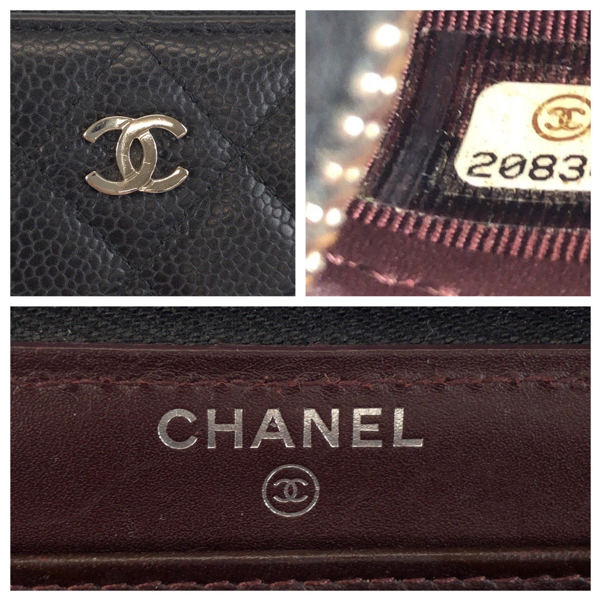 23754
CHANEL シャネル ココマーク マトラッセ ブラック 黒 シルバー金具 レザー 長財布 ロングウォレット レディース ABP63