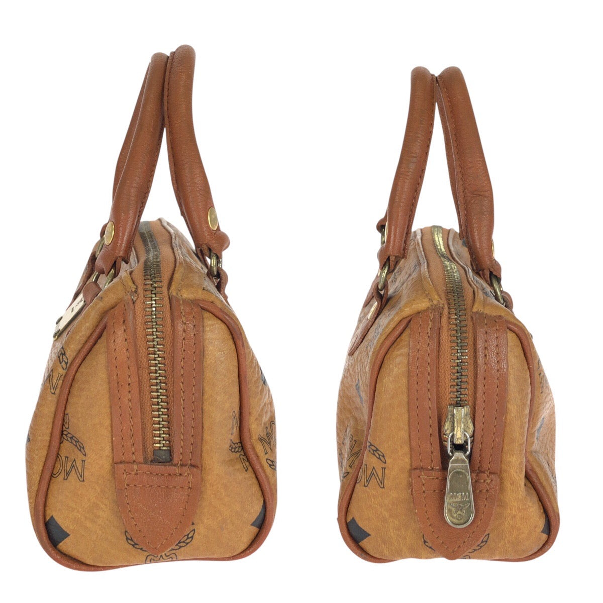 23769
MCM エム シー エム ヴィセトス コニャック ブラウン ゴールド金具 レザー ハンドバッグ ショルダーバッグ 2way レディース ABP22
