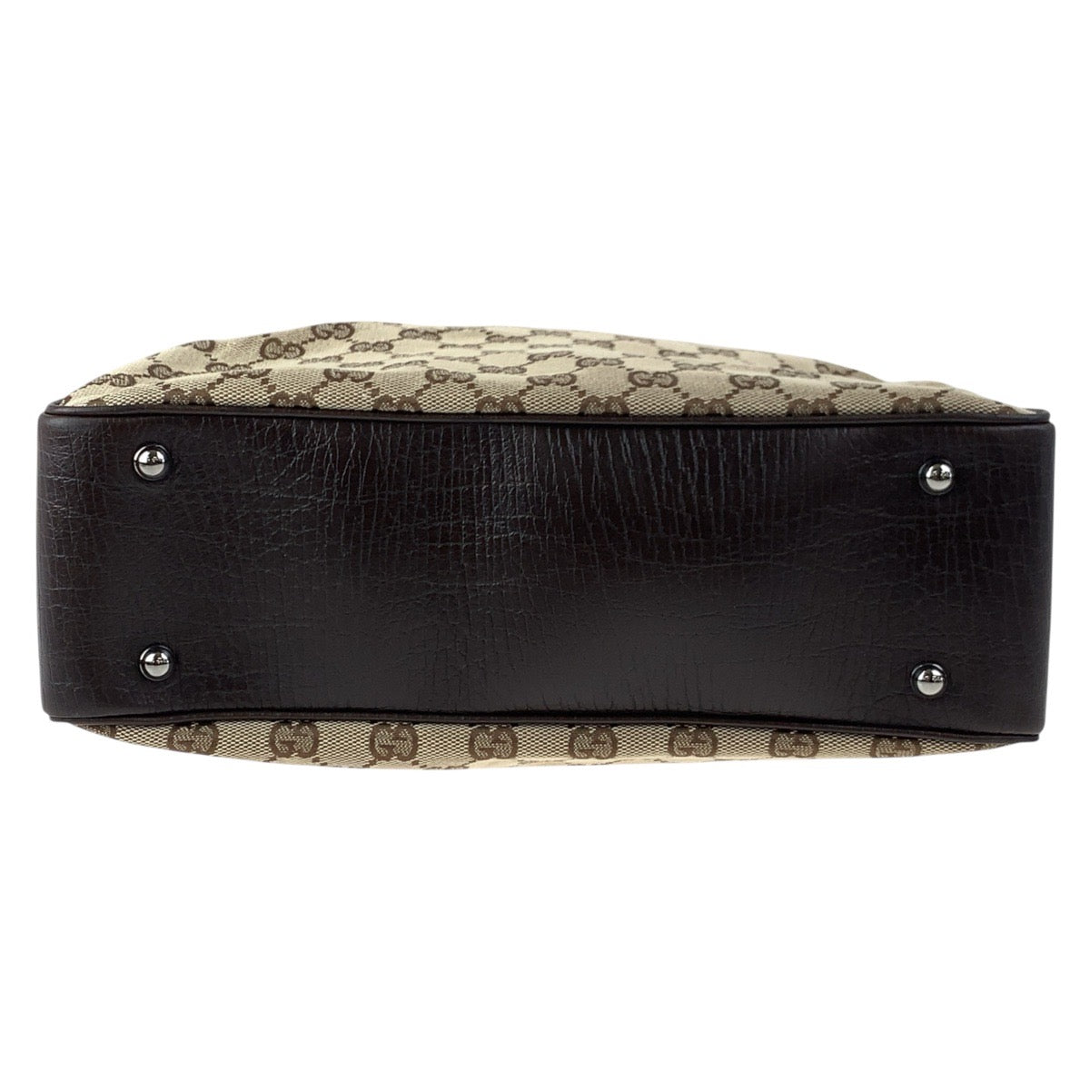 23789
GUCCI グッチ バンブー ベージュ ブラウン シルバー金具 GGキャンバス 112530 トートバッグ ハンドバッグ レディース ABP36