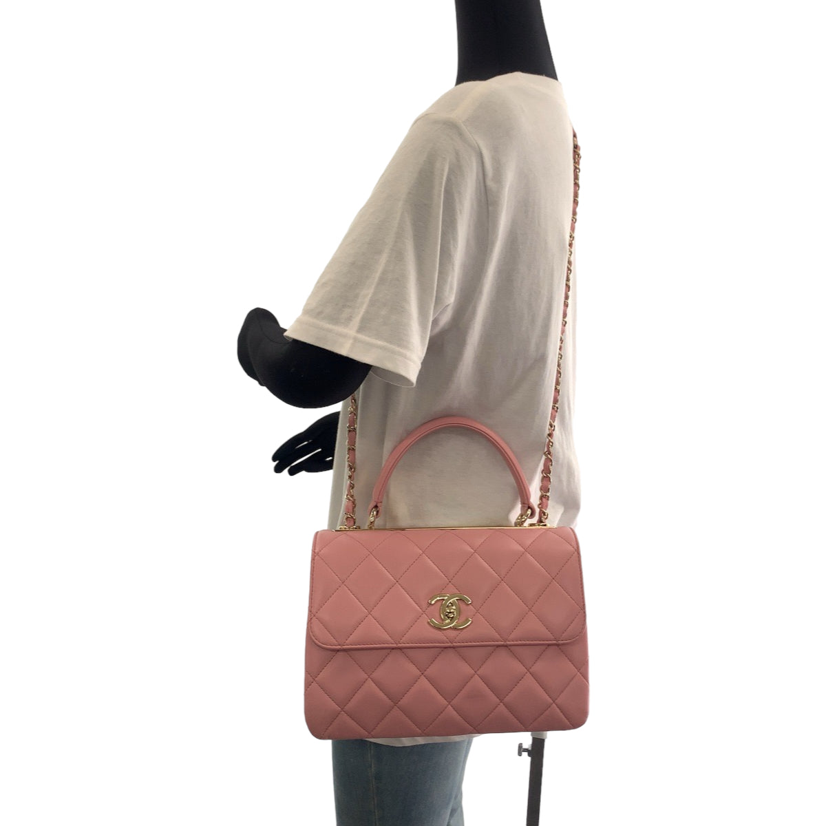 23811
CHANEL シャネル マトラッセ ココマーク ターンロック ロゴプレート ピンク ゴールド金具 ラムスキン チェーン ショルダーバッグ ハンドバッグ 2way レディース A505