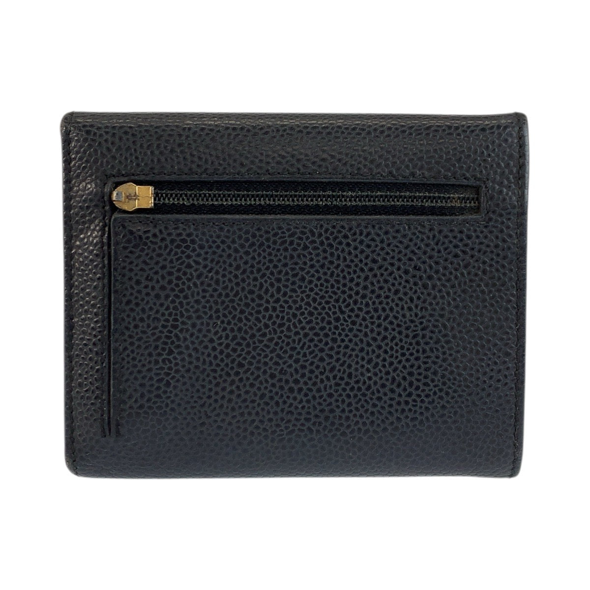 23814
CHANEL シャネル ココマーク ブラック 黒 レザー 折り財布 コンパクトウォレット レディース AB28