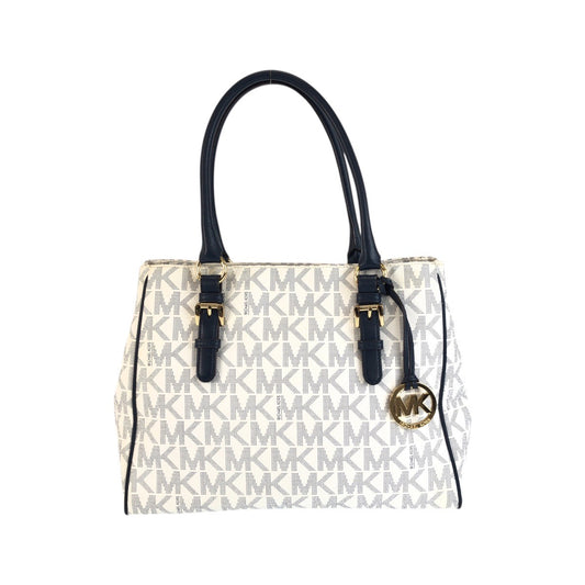 23815
Michael Kors マイケルコース ホワイト ネイビー ゴールド金具 PVC 35T4GTTT2B トートバッグ ショルダーバッグ レディース ABP
