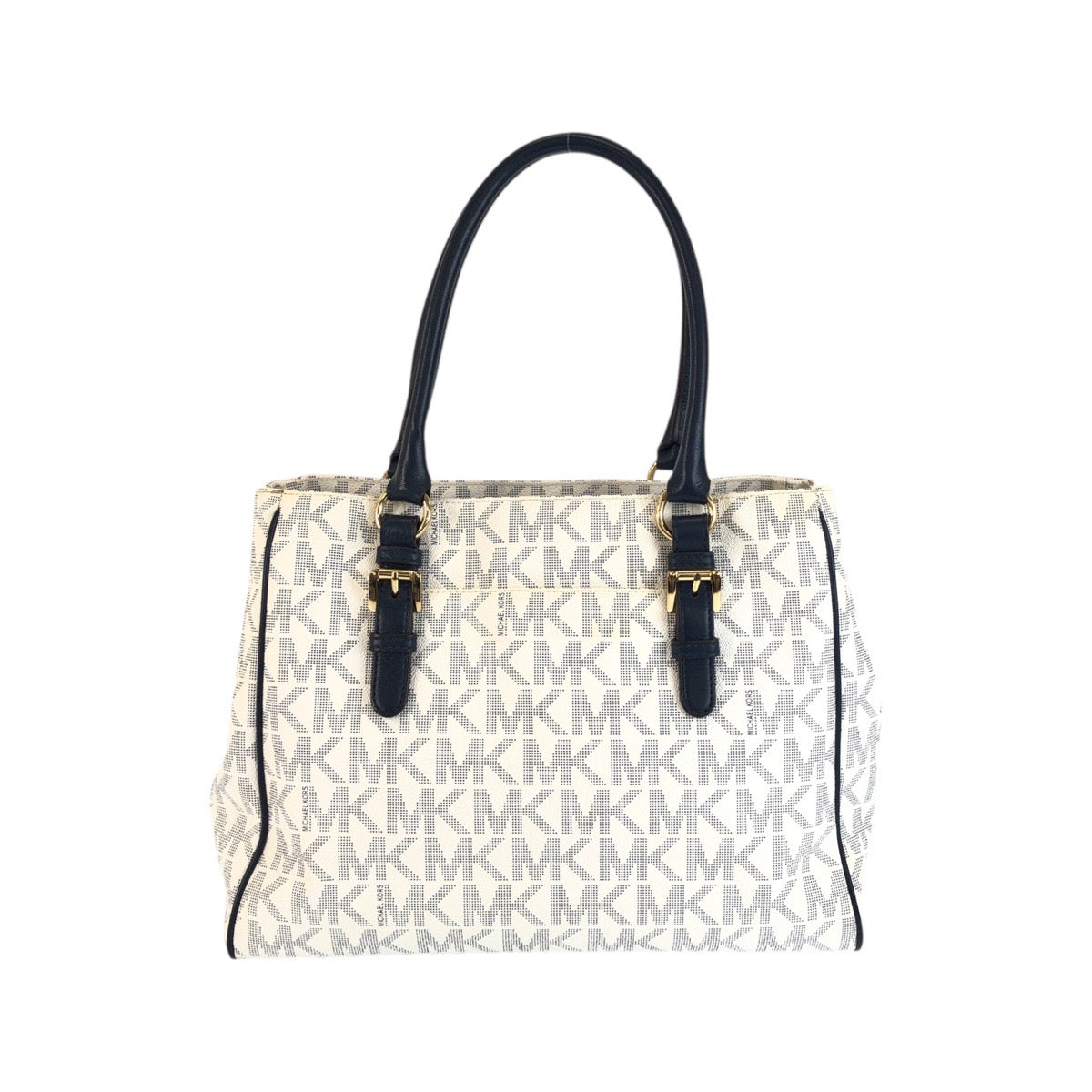 23815
Michael Kors マイケルコース ホワイト ネイビー ゴールド金具 PVC 35T4GTTT2B トートバッグ ショルダーバッグ レディース ABP