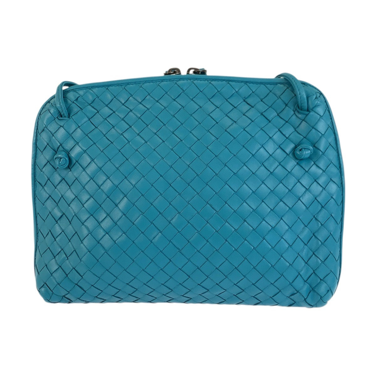 23820
BOTTEGAVENETA ボッテガヴェネタ イントレチャート ノディーニ ターコイズブルー レザー B00378532Y ショルダーバッグ ポシェット レディース ABP56