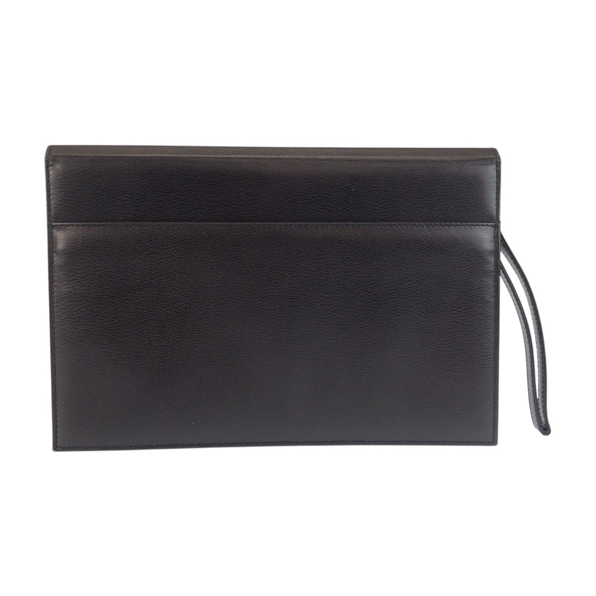 23821
Dunhill ダンヒル ブラック 黒 シルバー金具 レザー LT9010A クラッチバッグ セカンドバッグ メンズ AB21