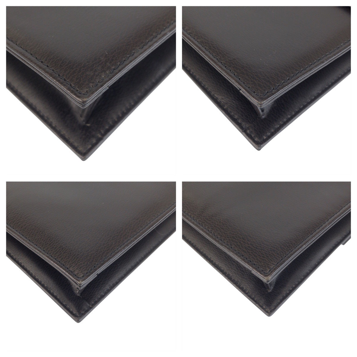 23821
Dunhill ダンヒル ブラック 黒 シルバー金具 レザー LT9010A クラッチバッグ セカンドバッグ メンズ AB21