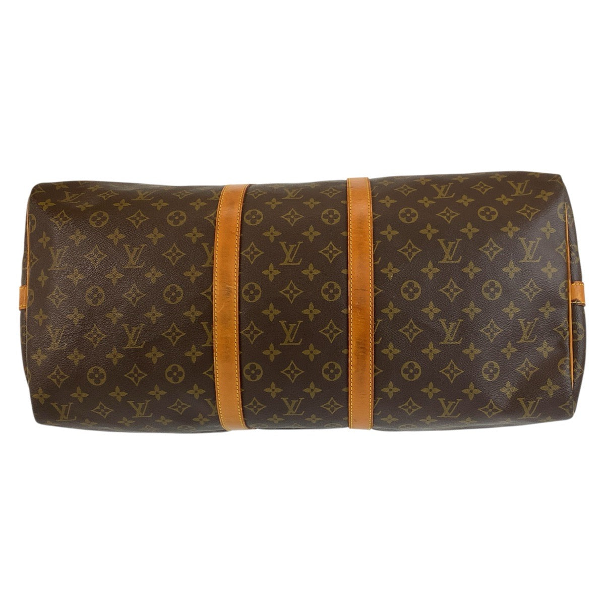 23824
LOUIS VUITTON ルイヴィトン モノグラム キーポル55 ブラウン ゴールド金具 PVC / レザー M41424 ボストンバッグ ハンドバッグ レディース B42