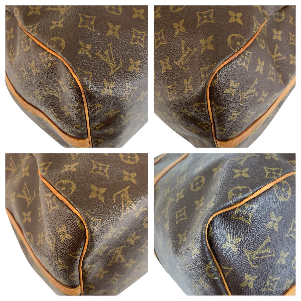 23824
LOUIS VUITTON ルイヴィトン モノグラム キーポル55 ブラウン ゴールド金具 PVC / レザー M41424 ボストンバッグ ハンドバッグ レディース B42