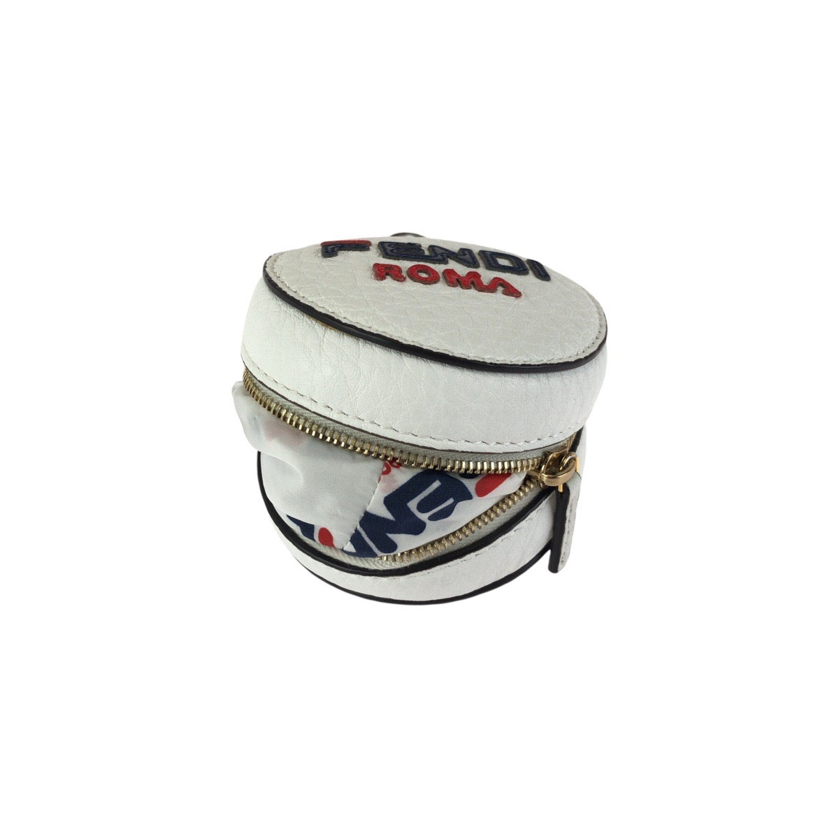23826
FENDI フェンディ FENDI×FILA エコバッグ ホワイト ゴールド金具 レザー / ナイロン リュック・デイパック 男女兼用 レディース A21