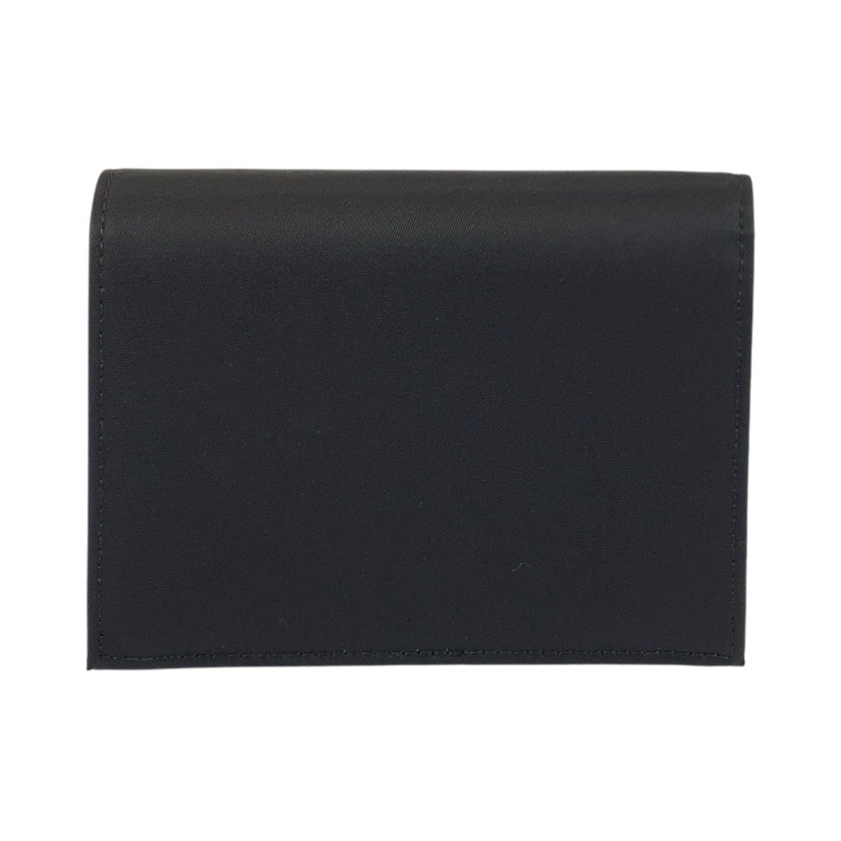23827
PRADA プラダ テスート 三角ロゴプレート ブラック 黒 シルバー金具 ナイロン / レザー 折り財布 コンパクトウォレット 男女兼用 メンズ A28