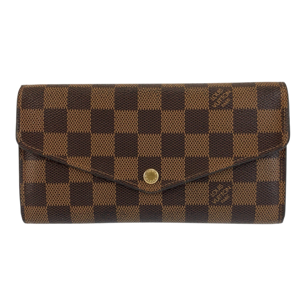 23828
LOUIS VUITTON ルイヴィトン ダミエ ポルトフォイユ サラ ブラウン ゴールド金具 PVC N63209 長財布 ロングウォレット レディース ABP28