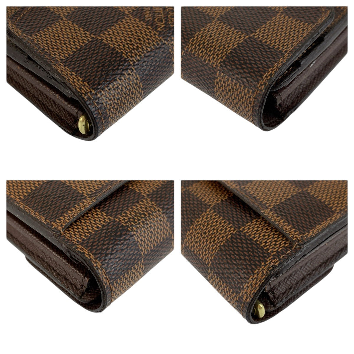 23828
LOUIS VUITTON ルイヴィトン ダミエ ポルトフォイユ サラ ブラウン ゴールド金具 PVC N63209 長財布 ロングウォレット レディース ABP28