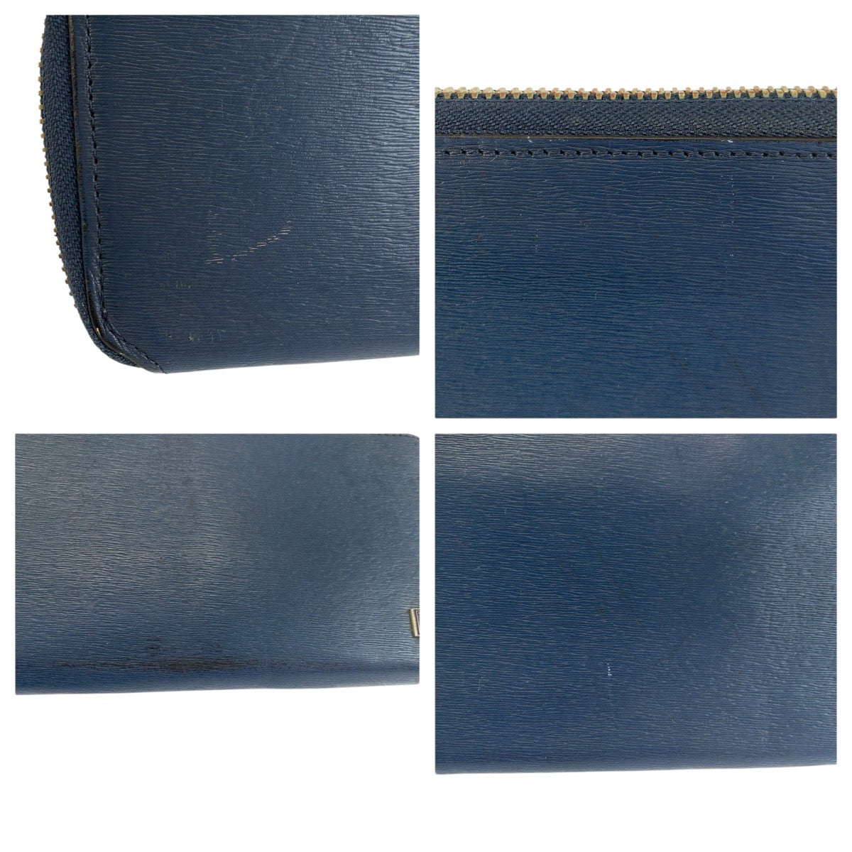 23829
PORTER ポーター カレント ネイビー シルバー金具 レザー 長財布 ロングウォレット メンズ AB2