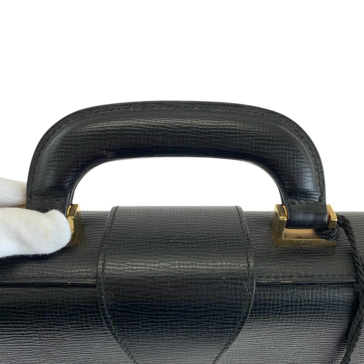 23832
LOEWE ロエベ アナグラム ブラック 黒 ゴールド金具 レザー ビジネスバッグ ブリーフケース メンズ ABP35