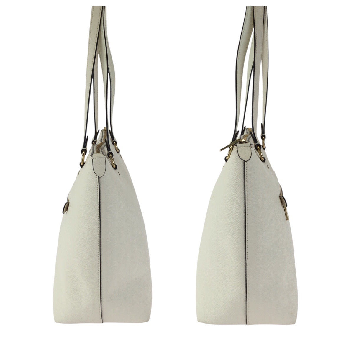 23838
COACH コーチ ギャラリー オフホワイト ゴールド金具 レザー F79608 トートバッグ ショルダーバッグ レディース ABP3
