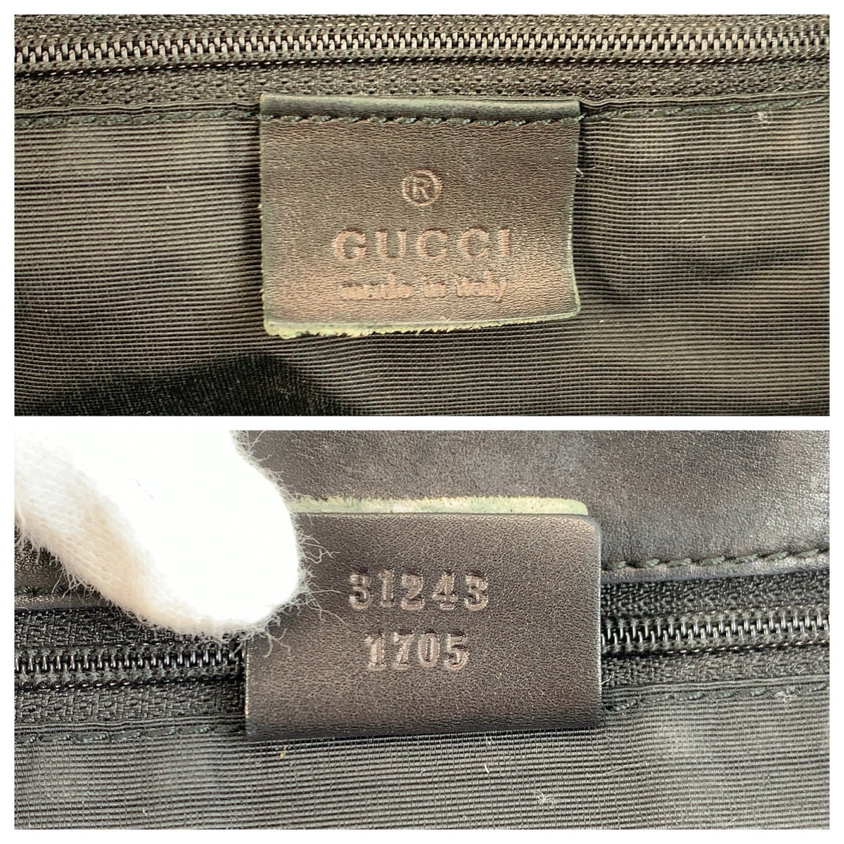 23846
GUCCI グッチ ブラック 黒 シルバー金具 GGキャンバス / レザー 31243 トートバッグ ショルダーバッグ レディース ABP28