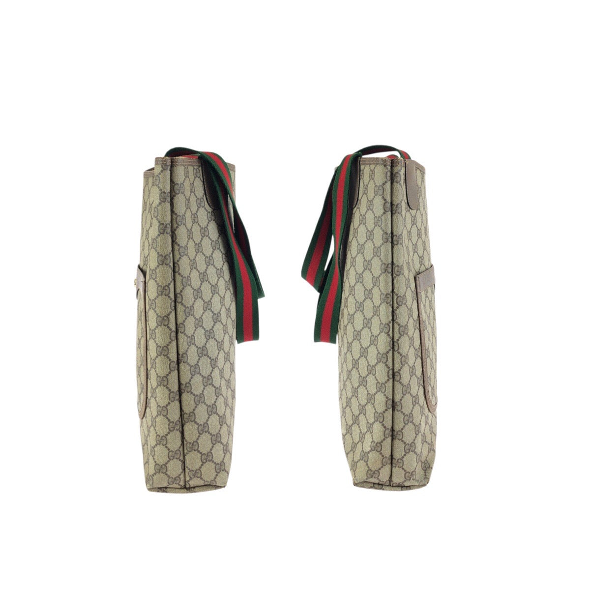 23847
GUCCI グッチ オールドグッチ シェリーライン ベージュ ブラウン ゴールド金具 GGスプリームキャンバス 39 02 003 トートバッグ ショルダーバッグ レディース AB21