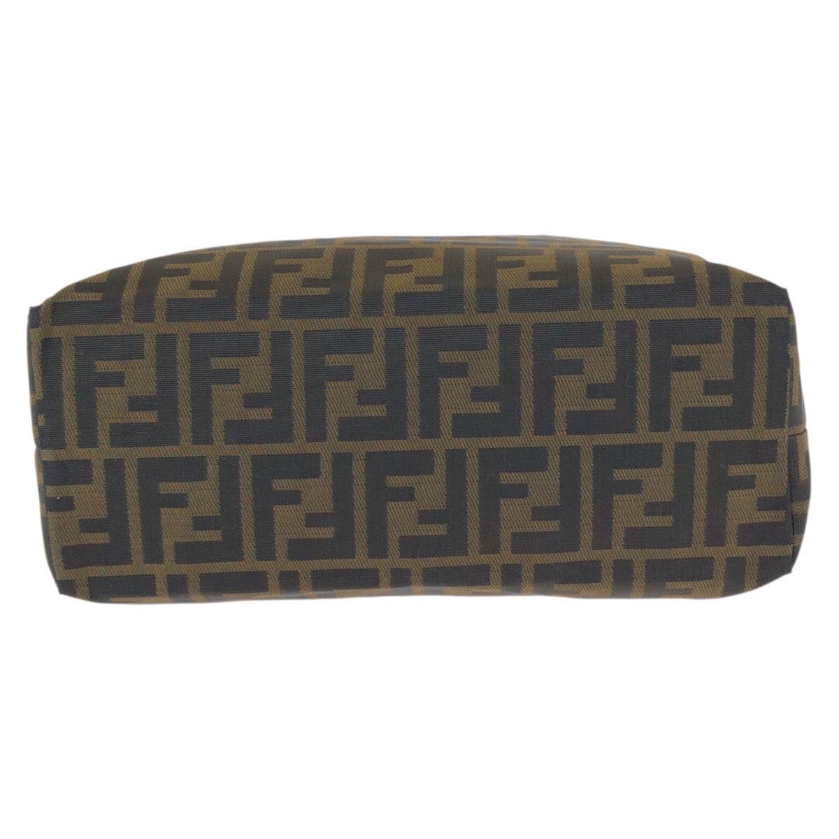 23851
FENDI フェンディ ズッカ ブラウン シルバー金具 ナイロン / レザー トートバッグ ショルダーバッグ レディース ABP28
