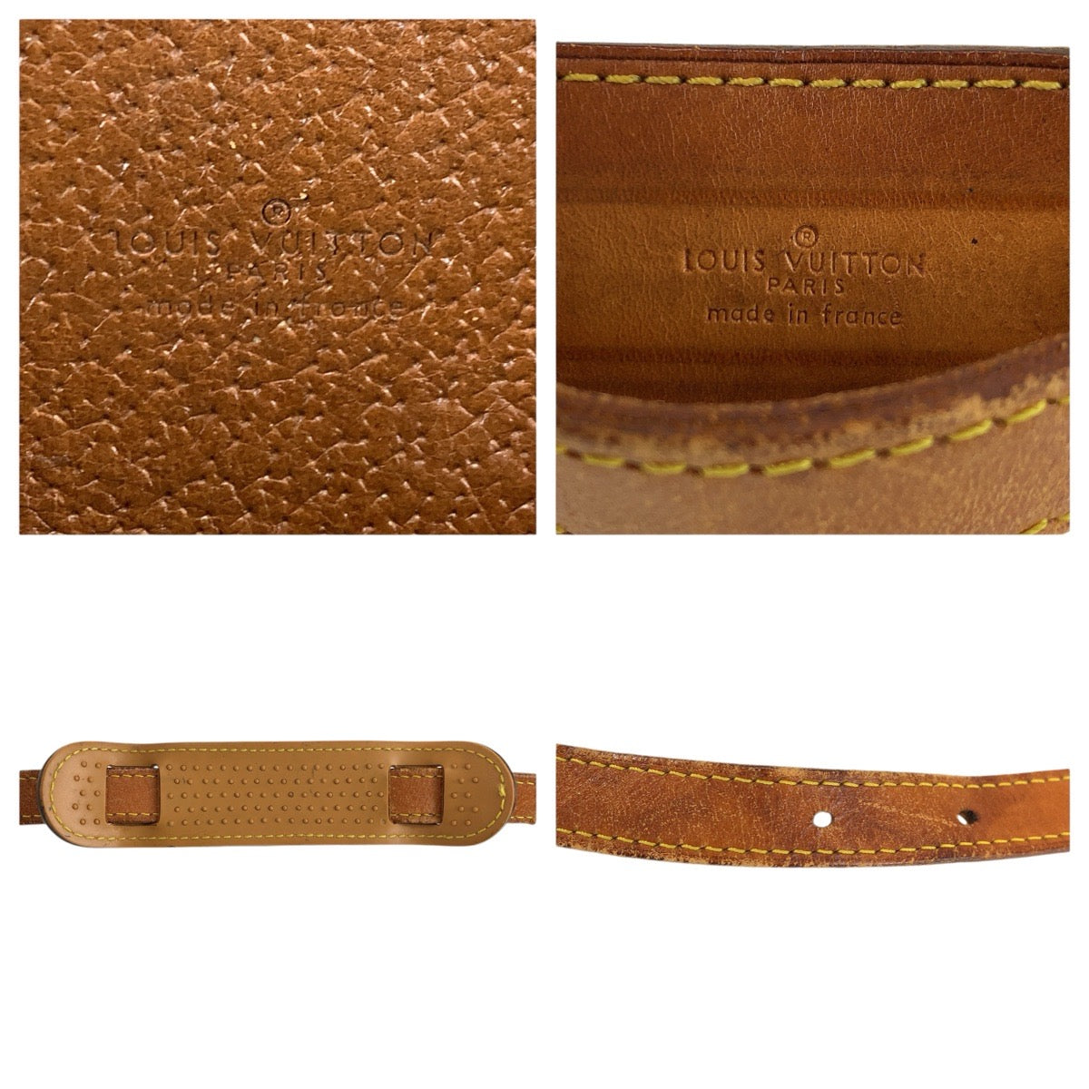 23853
LOUIS VUITTON ルイヴィトン モノグラム サンクルーGM ブラウン ゴールド金具 PVC / レザー M51242 ショルダーバッグ ポシェット レディース AB35