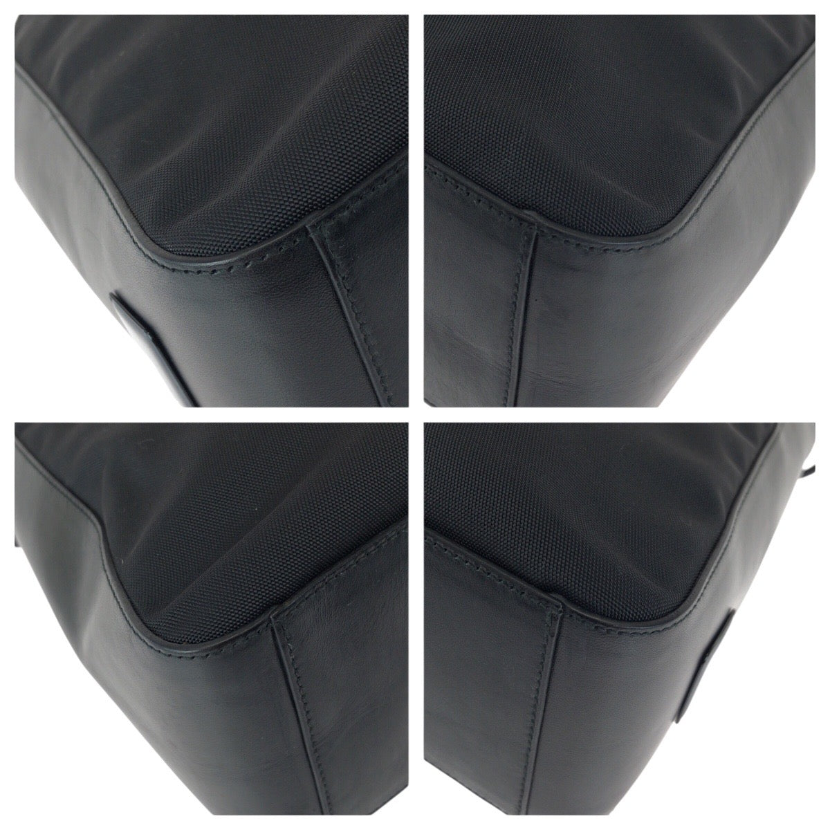23855
GUCCI グッチ ワンショルダー ブラック 黒 シルバー金具 ナイロン / レザー 001 3770 ショルダーバッグ ハンドバッグ レディース ABP28