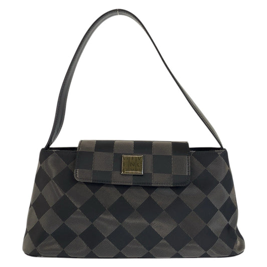 23883
GIVENCHY ジバンシィ ヴィンテージ ダイヤ柄 ブラック 黒 ナイロン / レザー ハンドバッグ ショルダーバッグ レディース ABP28